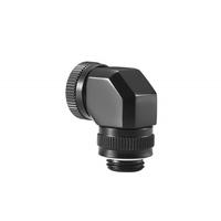 Phanteks 12mm Hard Tube Rotary Fitting 90 G1/4 Satin Black