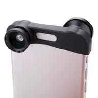 Phone Photo Lens 180° Fisheye Camera 0.67X Wide Angle 10X Macro Set with Bag for iPhone 6 4.7\