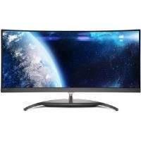 Philips Brilliance Bdm3490uc (34.0 Inch) Curved Ultrawide Lcd Display 1000:1 300cd/m2 3440x1440 14ms Usb/displayport/hdmi (black)