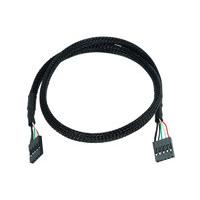Phobya Internal USB Connection Cable 50cm - Black sleeve