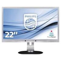 Philips 220p4lpyes 22 Monitor Led 16:10 1680x1050 Vga Dvi Dp Speakers 4xusb Hub Ha Pivot 100x100 Vesa Silver