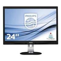 philips 240b4qpyeb 24 inch monitor 1610 pls led 1920x1200 vga dvi dp s ...