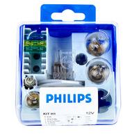 philips h1 spare bulbs kit 12v headlamp rear indicator fuse