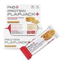 PhD Nutrition Peanut Butter Protein Flapjack+ Box Bars 75 g - Pack of 12