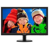philips 273v5lhab 27quot led vga dvi hdmi monitor with speakers