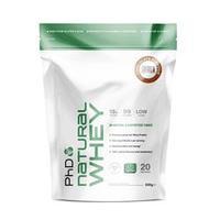 phd natural performance range natural whey protein chocolate 500g