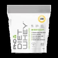 PhD Diet Whey Powder Vanilla 1000g - 1000 g, Green