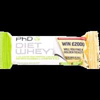 phd diet whey bar strawberry 50g 50g green