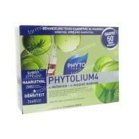 Phyto Phytolium 4 Anti Hair-Loss Concentrate 6 Free 33 ml Ampoules