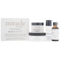 Philosophy Miracle Worker Gift Set Miraculous Anti-Aging Trial Kit - 30ml Moisturizer + 30ml Retinoid Solution + 30 Retinoid Pads + 13.5ml Retinoid Ey
