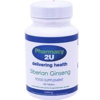 Pharmacy2U Siberian Ginseng 1000mg