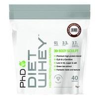PhD Nutrition Diet Whey 1000g Pouch Belgian Chocolate