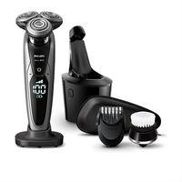 Philips Series 9000 Wet and Dry Men\'s Electric Shaver with Smart Clean Plus - S9732/33 - Black / Silver