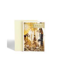 Photographic Champagne Anniversary Card