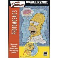 Photomosaic - The Simpsons, Homer Donut Jigsaw Puzzle