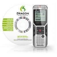Philips (4GB) DVT1700 Digital Voice Recorder with DNS Speech to Text Software