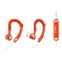 philips shq330050r actionfit sports headphones with mic orange