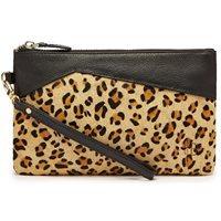 PHONE CHARGING MIGHTY PURSE in Leopard & Leather