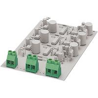 phoenix contact 1714955 pcb screw terminal block 635mm 32a green