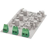 phoenix contact 1714968 pcb screw terminal block 635mm 32a green