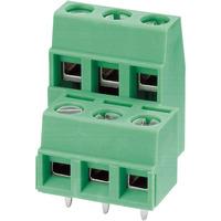 Phoenix Contact 1726163 4-Way Double PCB Terminal 5.08mm 13.5A Green