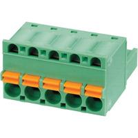 Phoenix Contact 1873074 4-Way Spring Cage Plug Connector 12A Green...