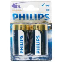 Phillips Ultra Alkaline D LR20 Batteries 2 Pack, Assorted