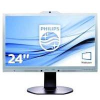 philips 241p6qpjkes 238 inch monitor ips led vga dvi hdmi dp webcam sp ...