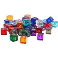 Philos 6-Sided Transparent Dice 50Er Bag