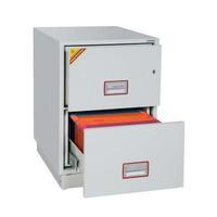 Phoenix World Class Vertical Fire File FS2252K 2 Drawer Filing Cabinet