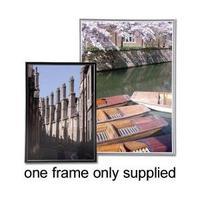 Photo Frame A4 with Styrene Front Silver BPF-A4SV