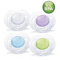 philips avent scf17021 bpa free translucent soothers 3 6 months 2 pack
