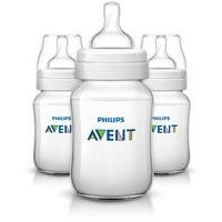 Philips Avent Classic+ Feeding Anti-Colic Bottle 260ml/9oz Triple SCF563/37