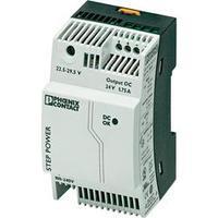 Phoenix Contact STEP-PS/1AC/24DC/1.75 DIN Rail Power Supply 24Vdc 1.75A 42W