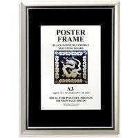Photoalb A4 Cert Frame Silv/blk ...