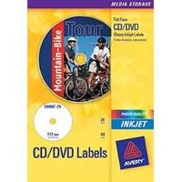 PHOTO GLSY IJET CD/DVD LBL 2TV PK25 WHT