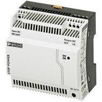 Phoenix Contact STEP-PS/1AC/48DC/2 DIN Rail Power Supply 48Vdc 2A 96W