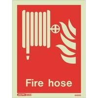 PHOTOLUMINESCENT SIGN \'FIRE HOSE\' H X W: 200 X 150