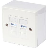 philex twin rj45 cat5e outlet kit