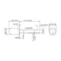 Phototransistor 5 mm 1100 nm Kingbright L-53P3C