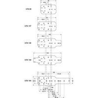 Phoenix Contact 2854021 UTA 184 UTA Universal Mounting Rail Adapter 184 mm