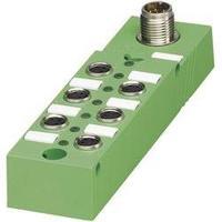 Phoenix Contact 1516247 SACB- 6/3-L-M12-M8 Sensor / Actuator Box With M8 Slots, Metal Thread Green