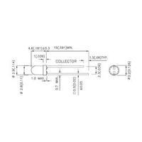 Phototransistor 3 mm 1100 nm Kingbright L-932P3BT