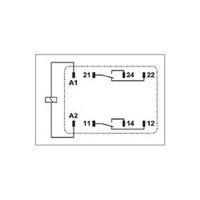 Phoenix Contact 2834012 REL-IR/LDP- 12DC/2X21 Plug-In Industrial Relay 2 changeover contacts 12 Vdc