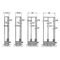 Phoenix Contact 2853640 ABS Din Rail Mount Enclosure, ME-BUS, IP20 Green 99 x 35 mm