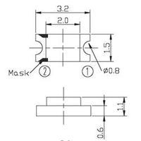 Photodiode 1206 1200 nm Everlight Opto PD15-21B/TR8