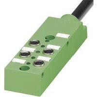 Phoenix Contact 1516069 SACB- 8/3-L-10, 0PUR-M8 Sensor / Actuator Box With M8 Slots, Metal Thread Green