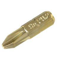 Phillips Compatible Bit PH2 x 25mm 10 Pieces