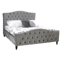 Phobos Silver Bed Frame - Double