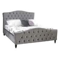 phobos silver bed frame kingsize